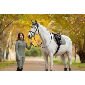 Jumping Saddle Pad LeMieux Suede Close Contact Square image-1