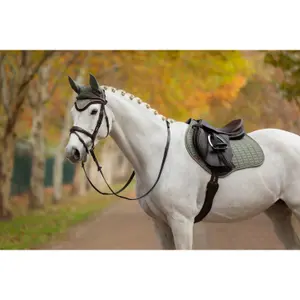 Jumping Saddle Pad LeMieux Suede Close Contact Square image-5