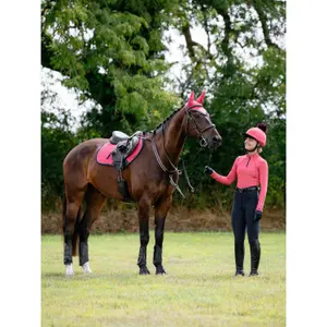 Jumping Saddle Pad LeMieux Suede Close Contact Square image-5