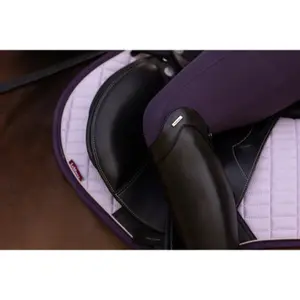 Jumping Saddle Pad LeMieux Suede Close Contact Square image-1