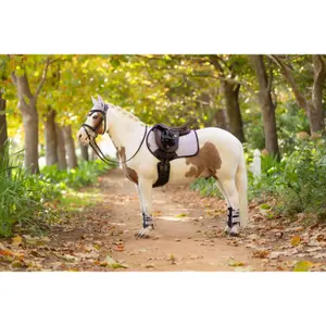 Jumping Saddle Pad LeMieux Suede Close Contact Square image-2