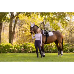 Jumping Saddle Pad LeMieux Suede Close Contact Square image-5