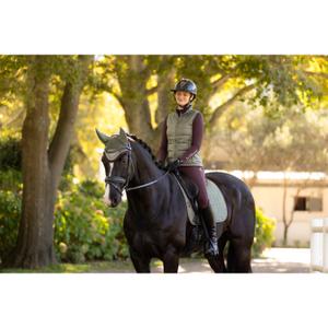 Dressage saddle pad for horses LeMieux Suede Square image-2