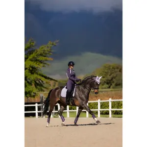 Dressage saddle pad for horses LeMieux Suede Square image-3