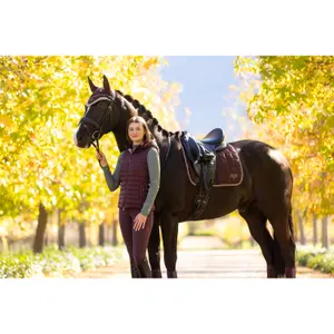 Dressage saddle pad for horses LeMieux Loire Classic Square image-4