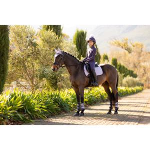 Mantilla de salto LeMieux Suede GP Square image-1