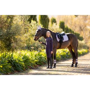 Mantilla de salto LeMieux Suede GP Square image-4