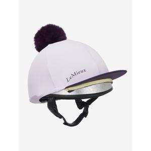 it07231001-toque-pour-casque-equitation-classique-a-pompon-amovible-lemieux-lilac-tu