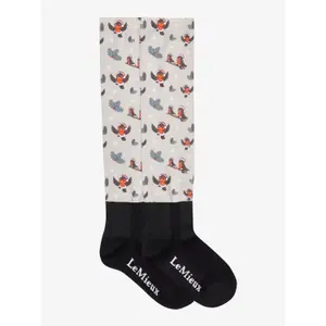 Κάλτσες ιππασίας LeMieux Footsie Xmas Robins image-1