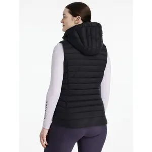 Women's sleeveless hooded down jacket LeMieux Rose image-1