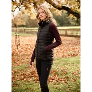 Women's sleeveless hooded down jacket LeMieux Rose image-3