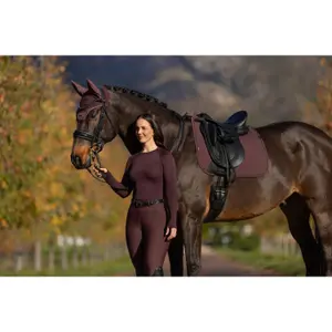 Dressage saddle pad for horses LeMieux Finesse Square image-4