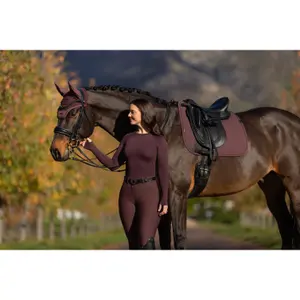 Dressage saddle pad for horses LeMieux Finesse Square image-5
