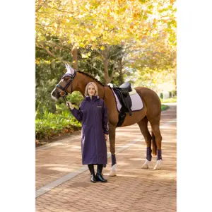 Dressur Schabracke LeMieux Merino+ Suede Square image-1