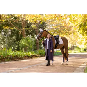 Dressur Schabracke LeMieux Merino+ Suede Square image-3