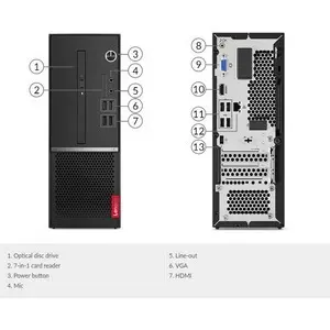 Boîtier PC Lenovo Thinkcentre V35s Sff 3250u 8gb 256gb Dvdrw W11p image-4