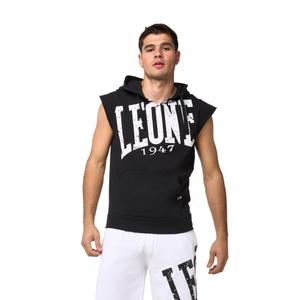 m5645t8f42-1500-sweatshirt-a-capuche-sans-manches-leone-boxe-black-white