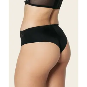 Calcinhas cónicas ultra-leves para mulher com cintura de renda Leonisa image-2
