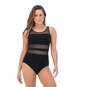 Maillot de bain 1 pièce avec bonnets femme Leonisa image-0