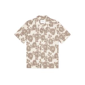 Short-sleeved shirt Les Deux Lesley Flower Jacquard