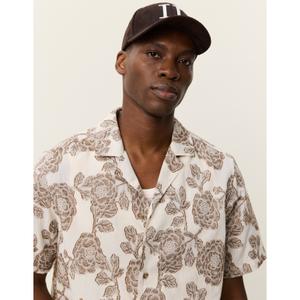 Short-sleeved shirt Les Deux Lesley Flower Jacquard image-3