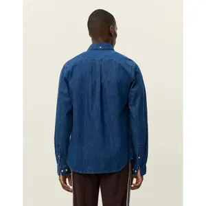 Long-sleeved denim shirt Les Deux Konrad image-3