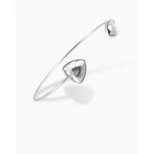 Dubbele trilliant bezel armband voor dames Les Interchangeables image-0