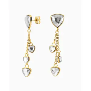 Boucles d'oreilles Trio Trilliant femme Les Interchangeables image-0