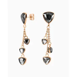 Boucles d'oreilles Trio Trilliant femme Les Interchangeables image-0