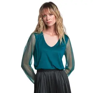 T-shirt manches plumetis femme Les Petites Bombes Cassia image-0