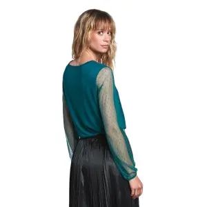 T-shirt manches plumetis femme Les Petites Bombes Cassia image-1