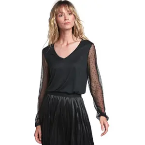 T-shirt manches plumetis femme Les Petites Bombes Cassia image-0