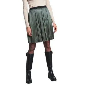 Jupe courte plissée femme Les Petites Bombes Eleora image-0