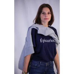 Camiseta de algodón ecológico Les Petits Basics Épicurien image-1