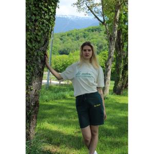 Oversized T-shirt van biologisch katoen Les Petits Basics La nature Natual image-1
