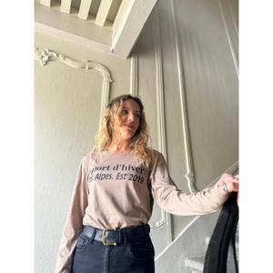 cct009lpb-winter-sport-t-shirt-les-petits-basics-cream-coffee