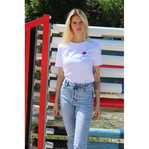 Camiseta de algodón ecológico Les Petits Basics L'amour image-1