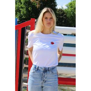 Camiseta de algodón ecológico Les Petits Basics L'amour image-2