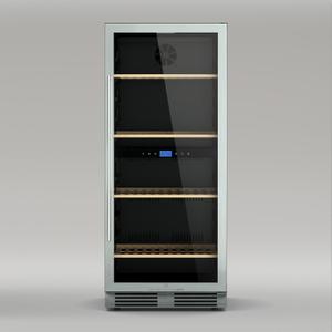 cavced149-cave-a-vin-149-bouteilles-encastrable-les-petits-champs-dual-zone-argente-noir-59-5x69-5x140-cm