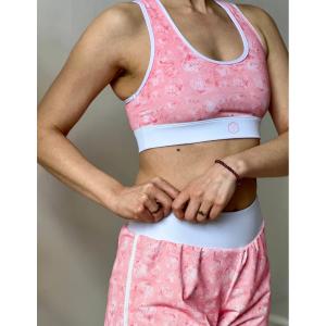 Damen-Sport-BH Les Poulettes Fitness Coquillages image-1