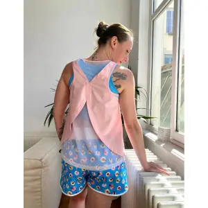 Shorts für Damen Les Poulettes Fitness Swimming Poule image-2