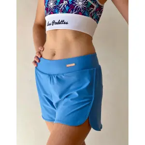 shotur-shorts-fur-damen-les-poulettes-fitness-turkisblau