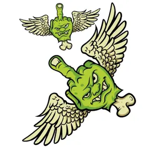 Motorcycle stickers Lethal Threat Mini Flying Fuks