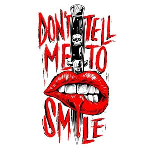 182995-motorcykel-klistermarken-lethal-threat-no-smiles-rod-60x80-mm