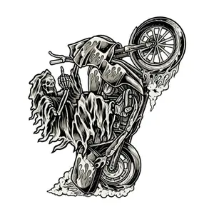 Autocollants moto Lethal Threat Mini Wheely Reaper