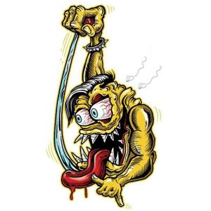 Motorradaufkleber Lethal Threat Mini Vulture