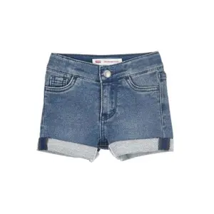 Baby girl denim shorts Levi's Roll Up image-0