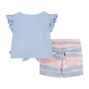 Baby girl t-shirt and shorts set Levi's image-1