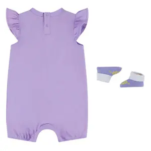 Baby girl bodysuit and booties set Levi's Heart image-0