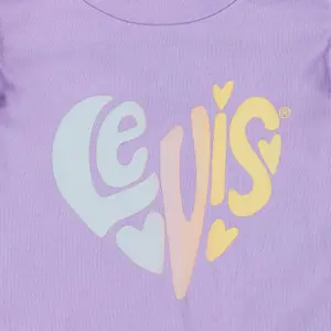 Baby girl bodysuit and booties set Levi's Heart image-1